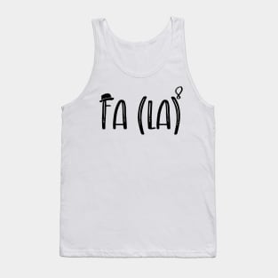 FA LA Funny Christmas Tank Top